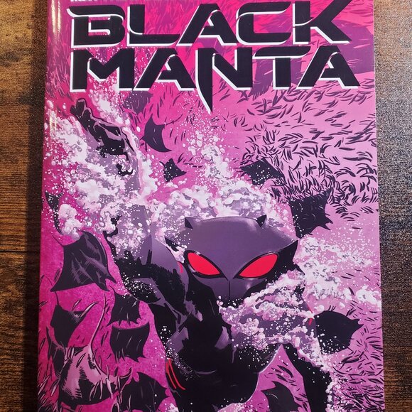 Black Manta TPB Graphic Novel DC Comics Trade Paperback Soft Cover Vilain evil - Picture 1 of 2